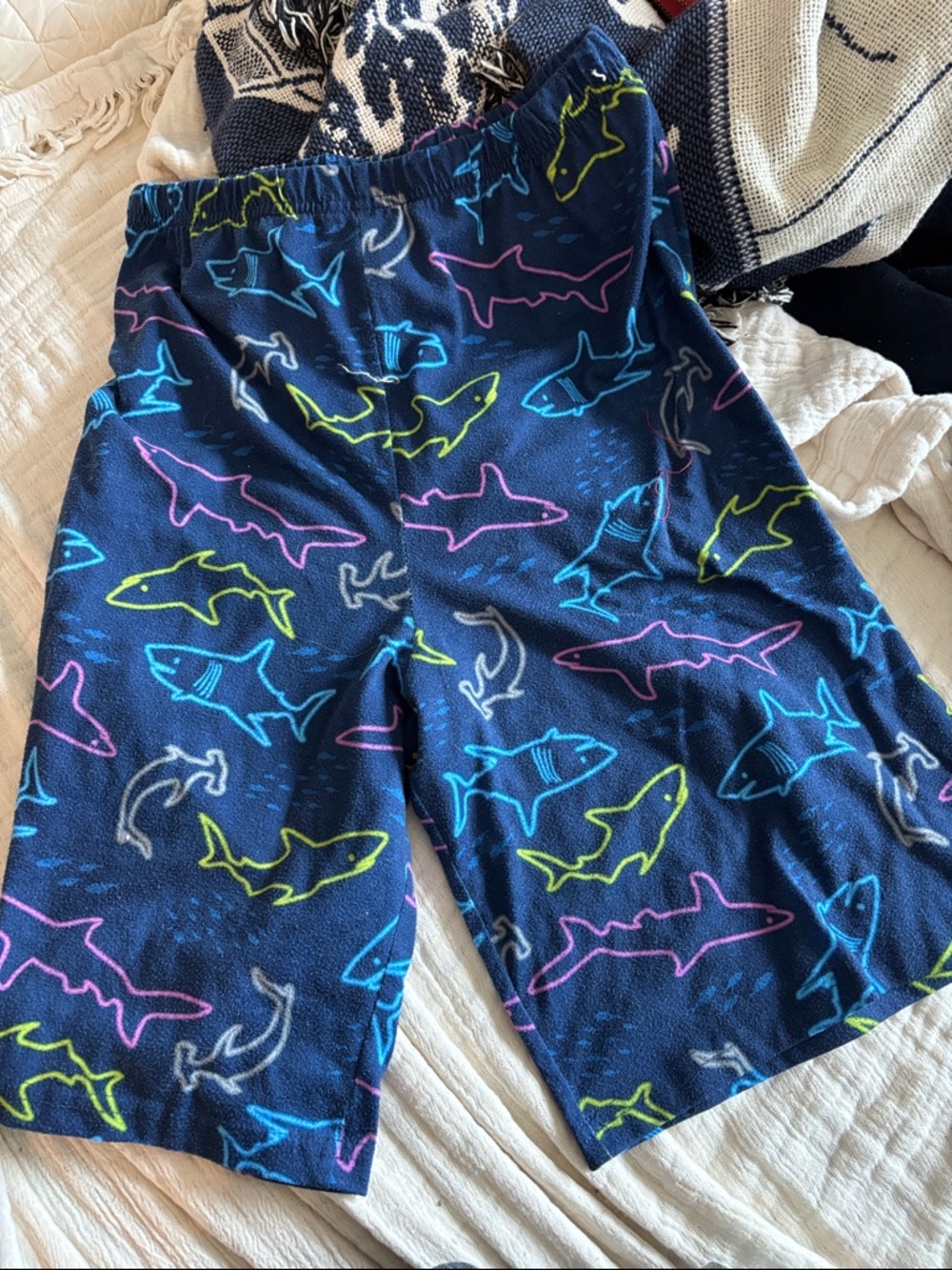 XL Boys Shark Sleep/Lounge Shorts